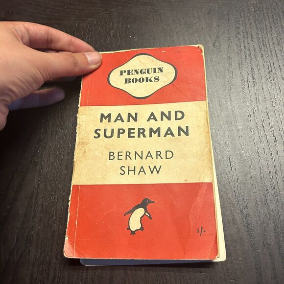 RARE Vintage 1946 Man and Superman A Cody & Philosophy be Bernard Shaw - Picture 1 of 8